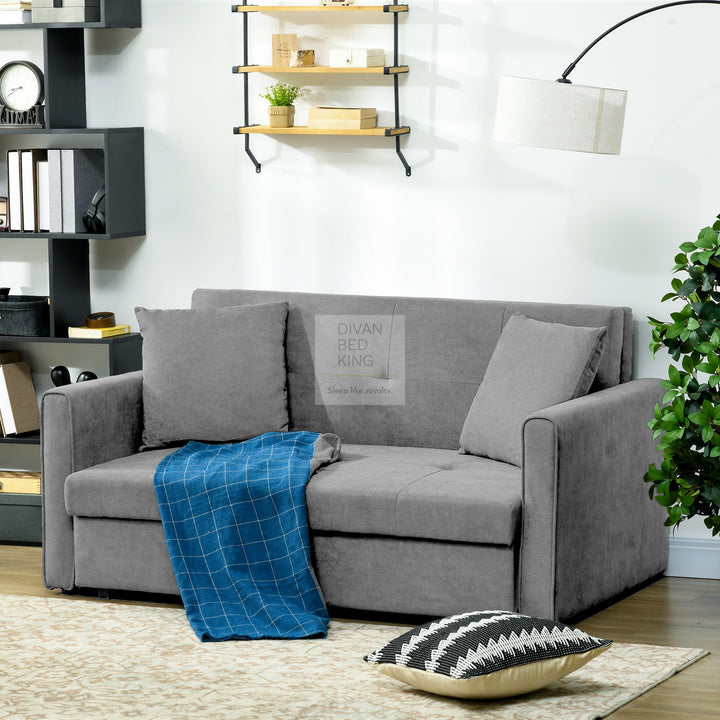 Ramiro 3-in-1 Sofa Bed 2 Seater with Storage