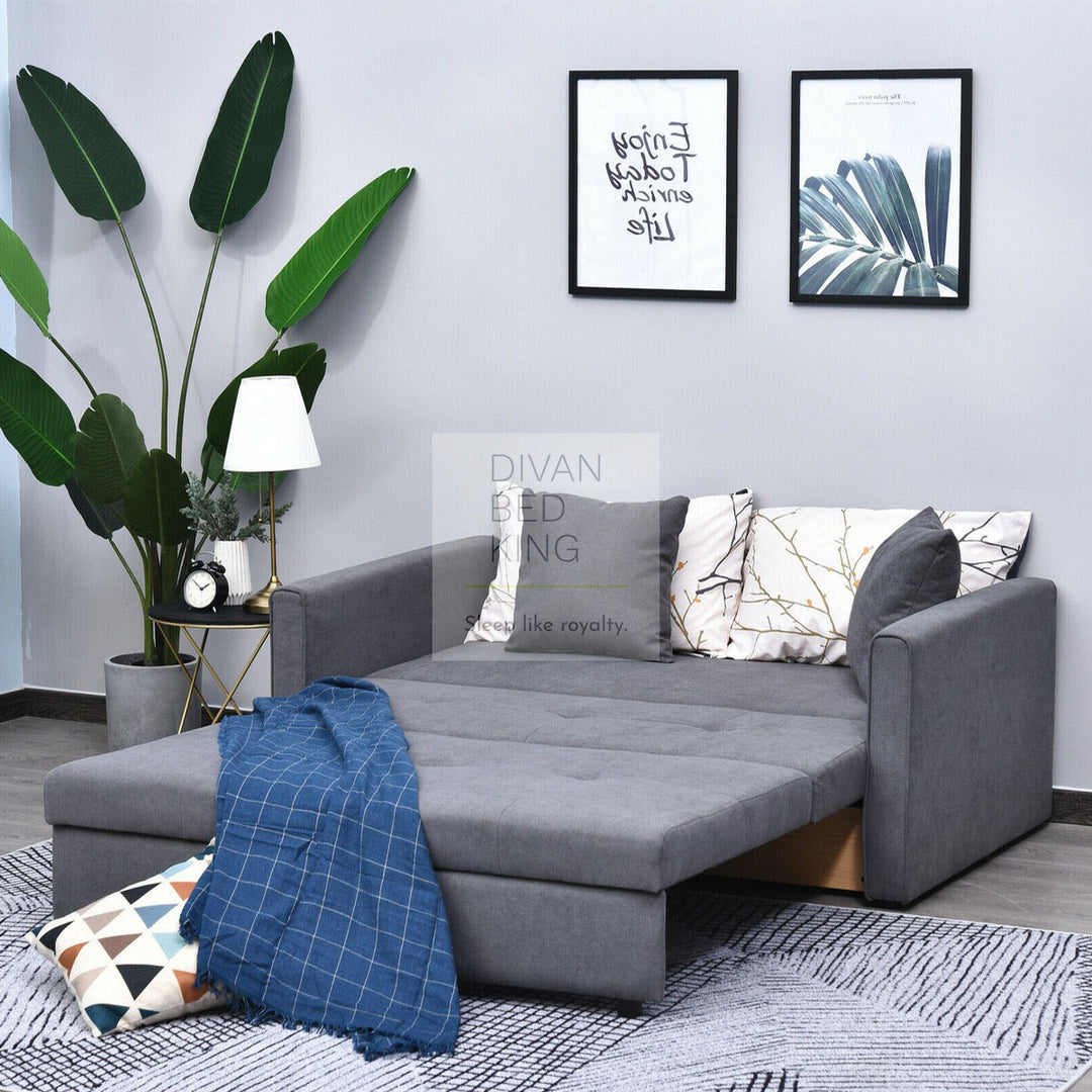 Ramiro 3-in-1 Sofa Bed 2 Seater with Storage