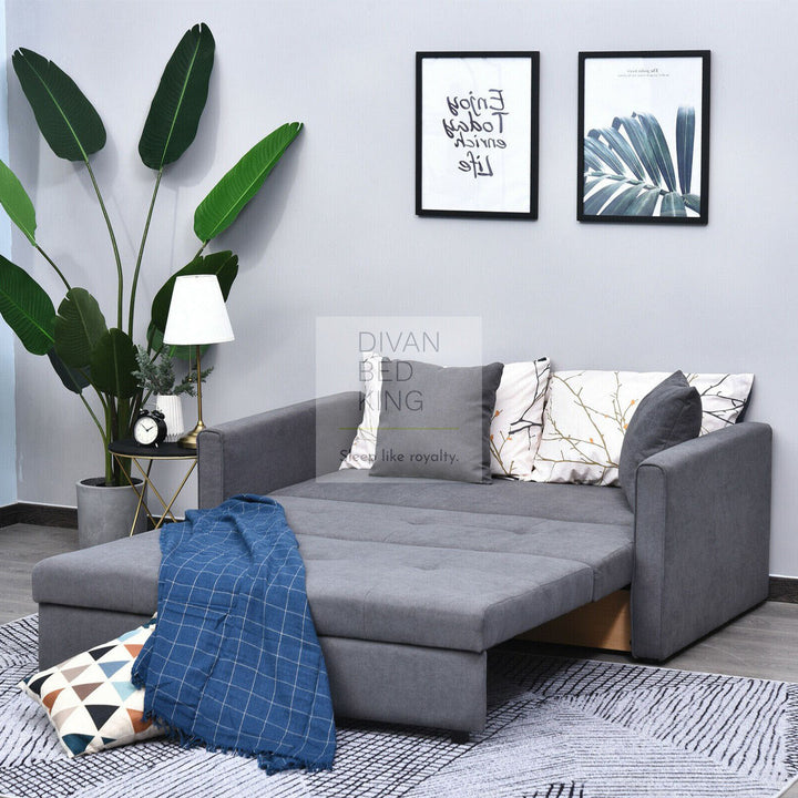Ramiro 3-in-1 Sofa Bed 2 Seater with Storage
