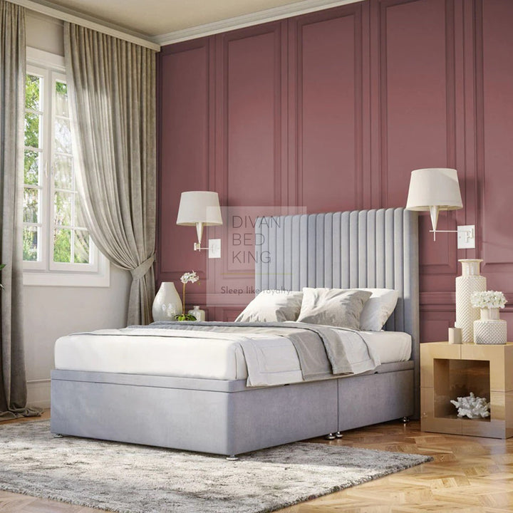 Darian Alexis Luxury Ottoman Divan Bed with Floor Standing Headboard Option