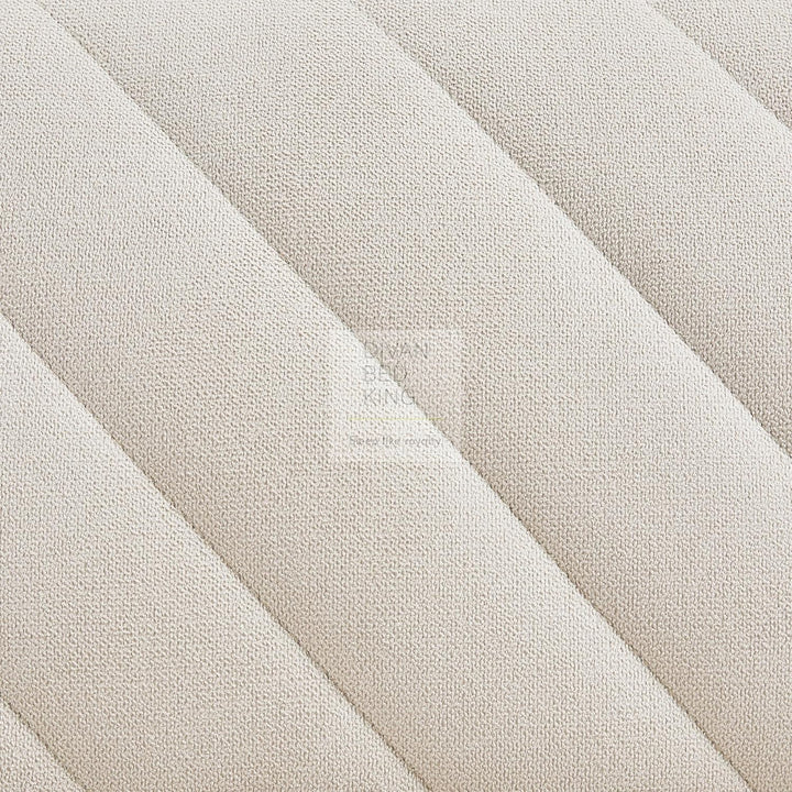 Lucca Soft Beige Brushed Cotton 2 in 1 Convertible Daybed Sofa Bed Couch