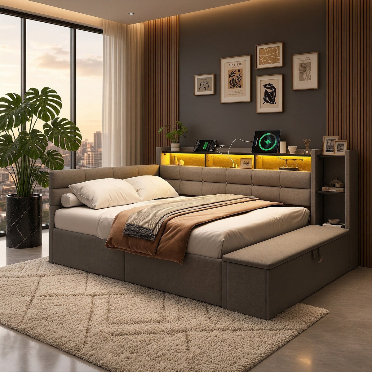 Cotton Day Beds – Comfortable Upholstered Daybeds for Modern Homes