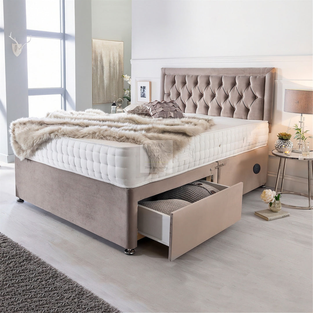 Smart Divan Beds - Charging Stations, LED Lights & More