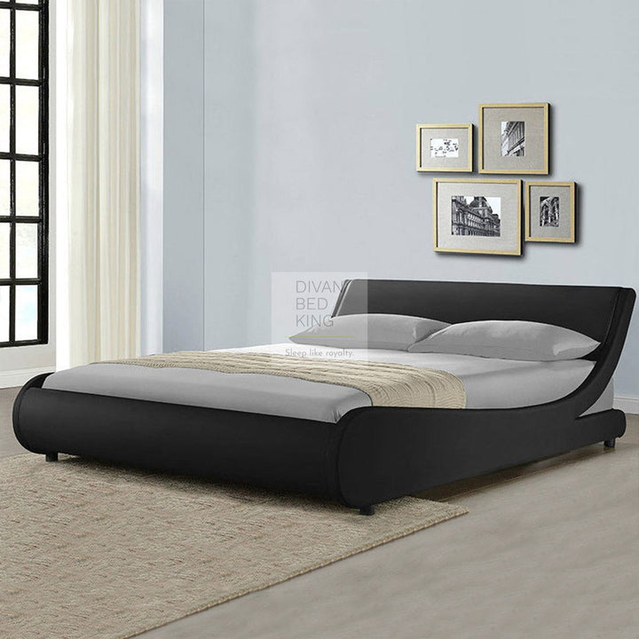 Mazzanti Italian Modern Leather Bed