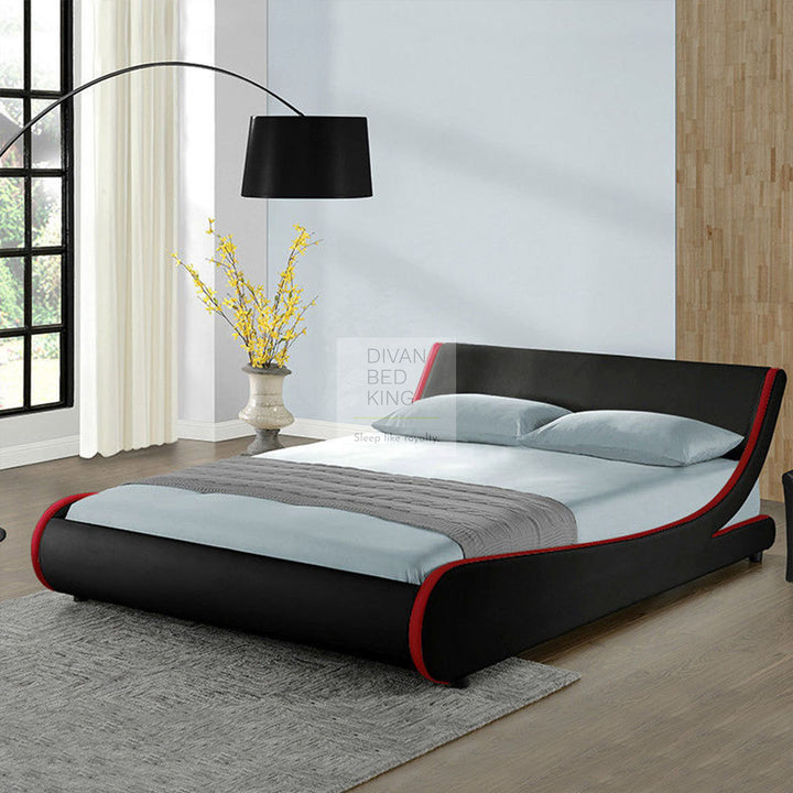 Mazzanti Italian Modern Leather Bed