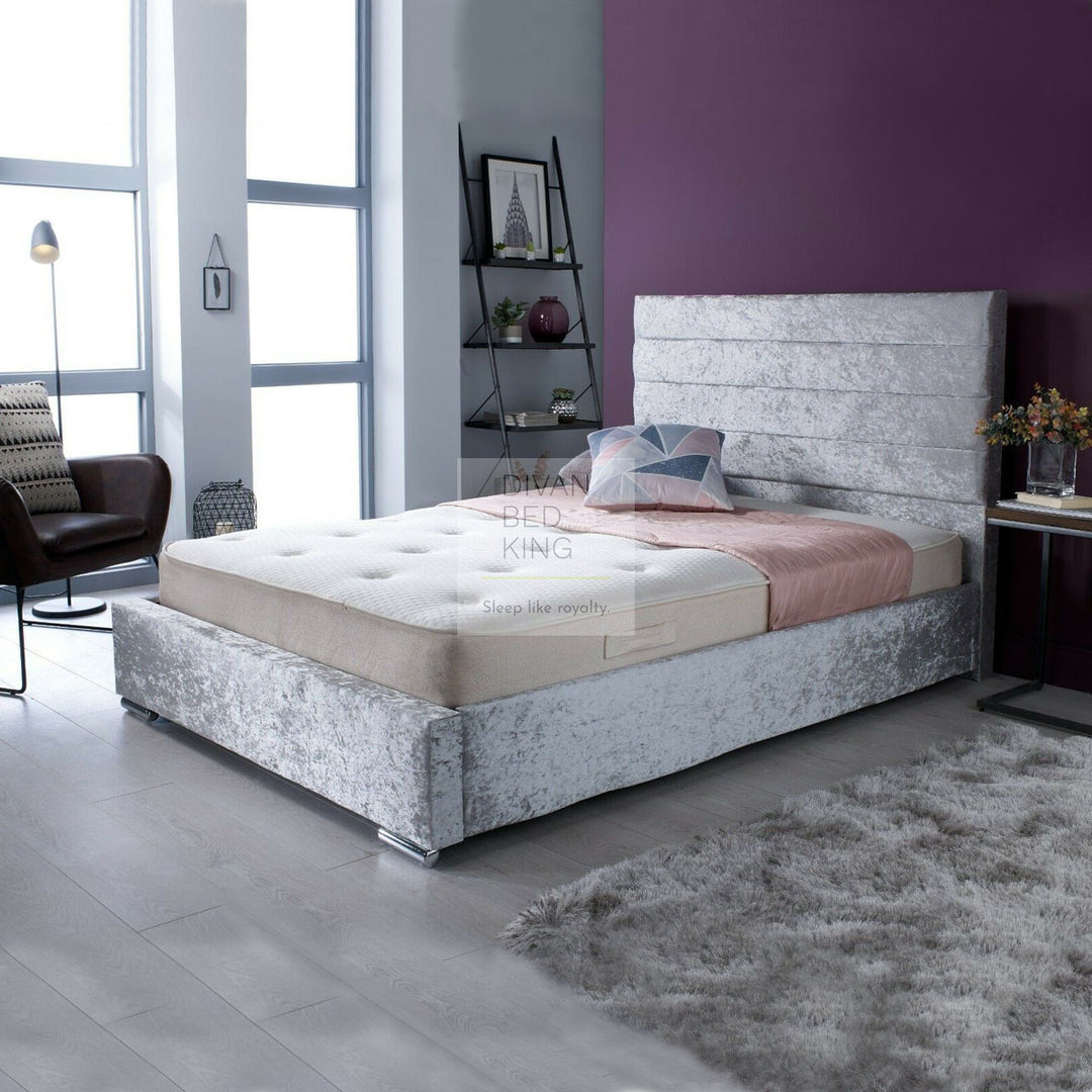 Pescara Luxury Upholstered Panel Bed Frame