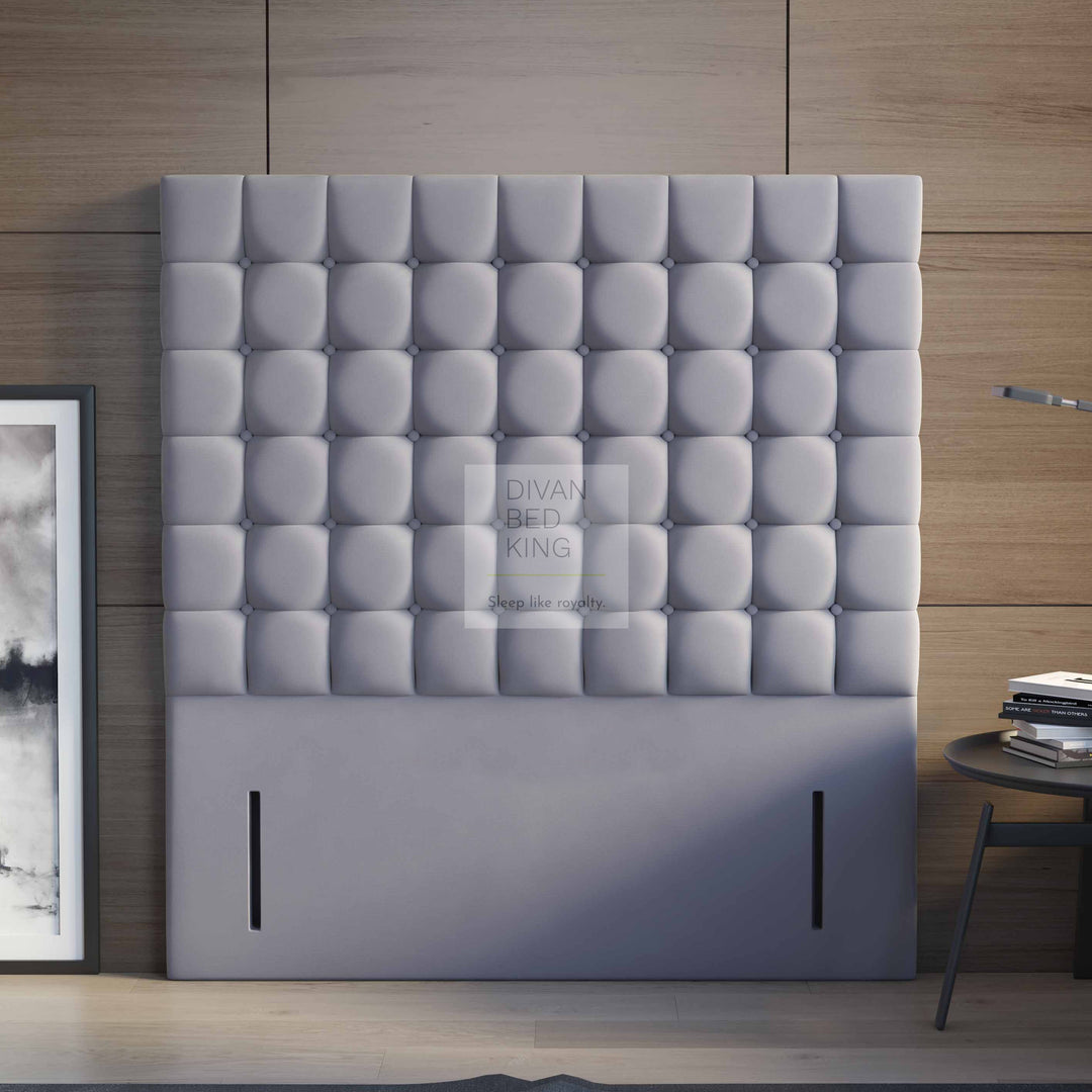 Valence Cube Upholstered Floor Standing Divan Headboard