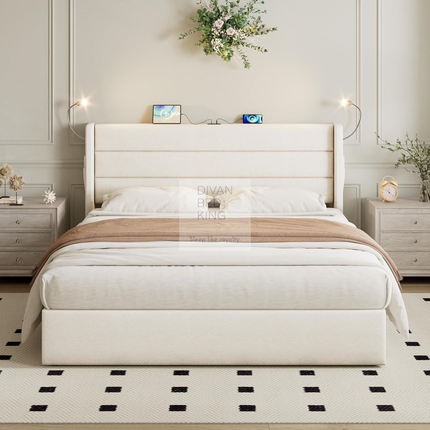 Smart Beds - Charging Stations, LED Lights & More