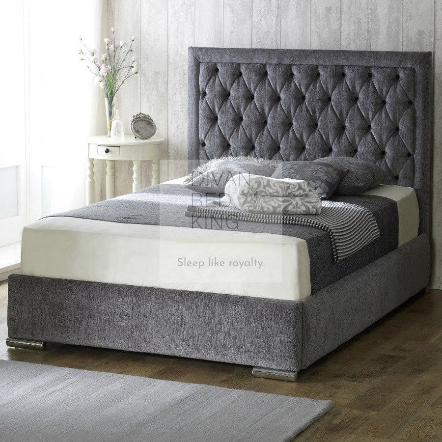 Bethel Fabric Upholstered Bed Frame