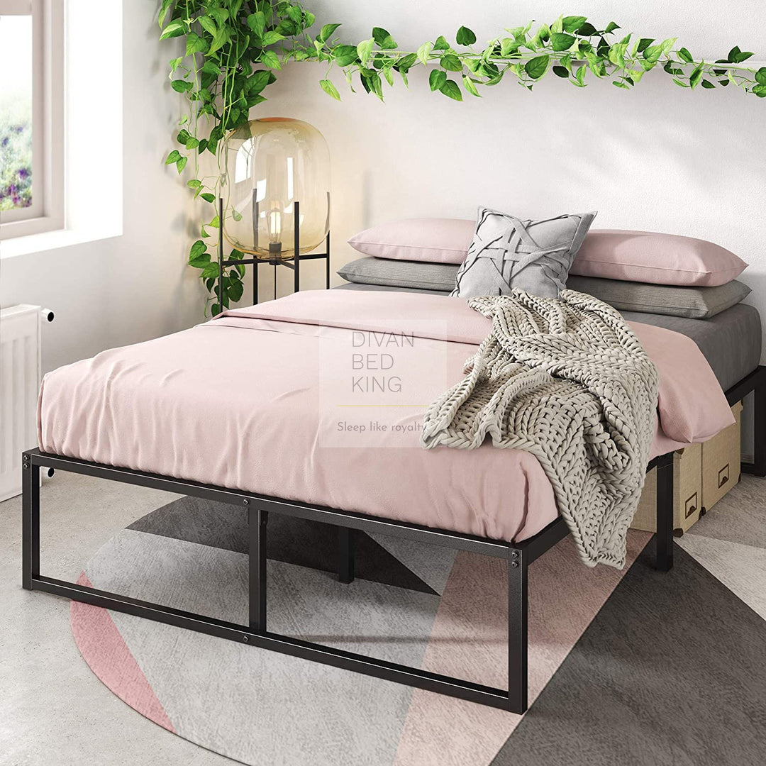 Zinus Abel 14 Inch Metal Platform Bed Frame with Drawer Options