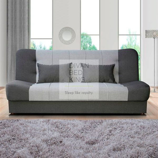 Jasper Grey 3 Seater 2 in 1 Sofa Bed with Storage