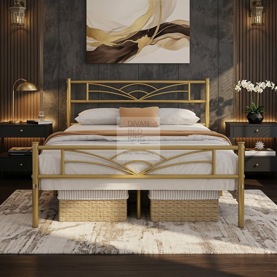 Georgia Gold Metal Bed Frame