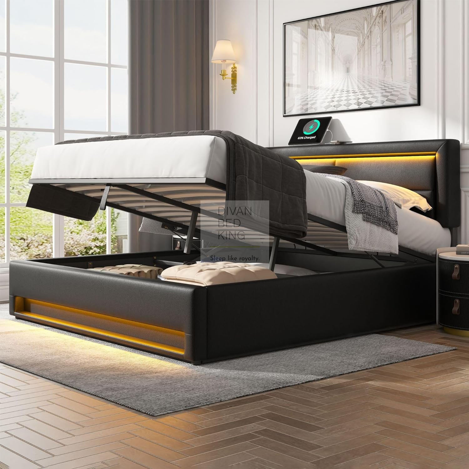 Smart Beds - Charging Stations, LED Lights & More