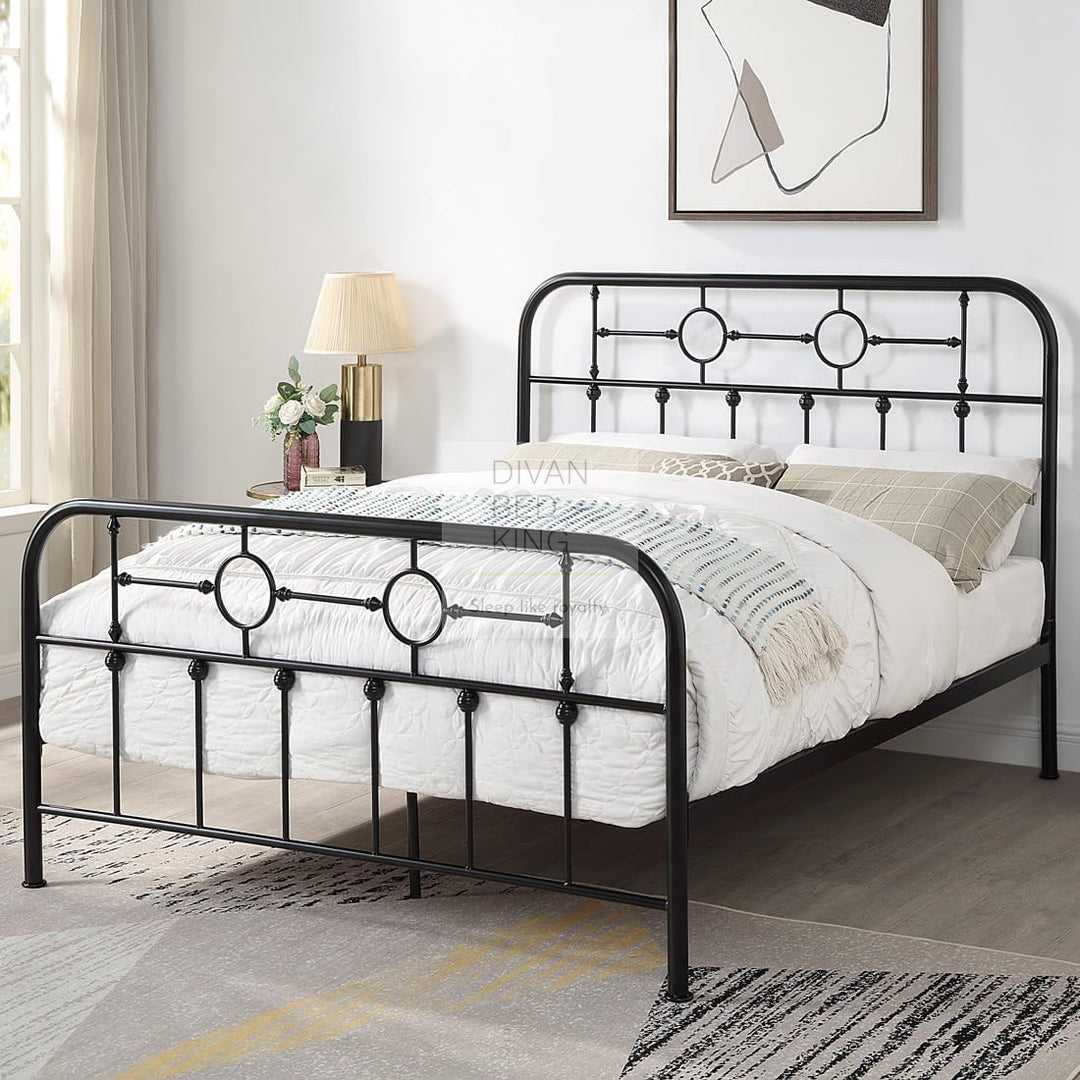 Bautista Black Metal Bed Frame