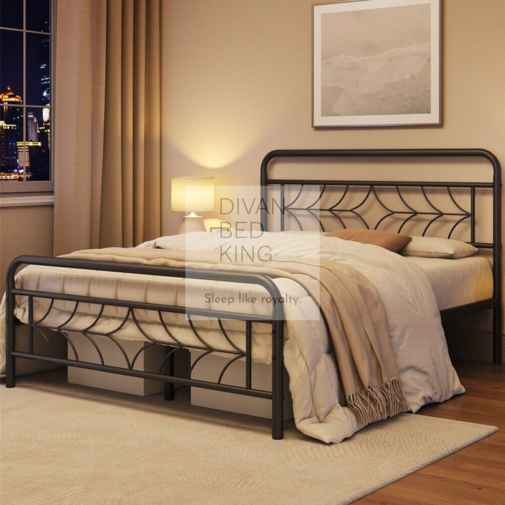 Vector Black Metal Bed Frame