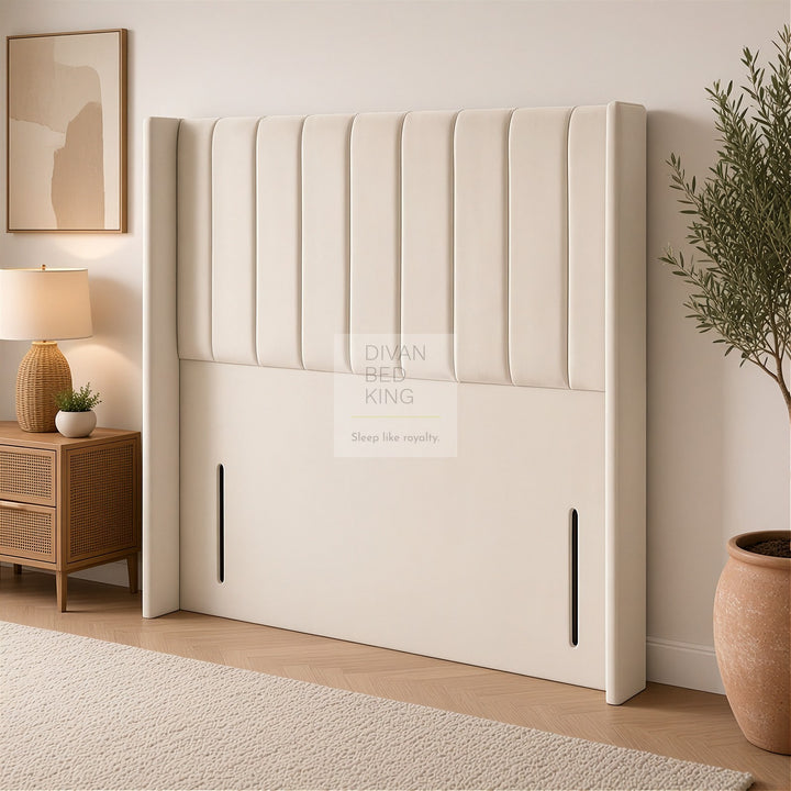 Madison Panel Wing Luxury Floorstanding Divan Bed Headboard