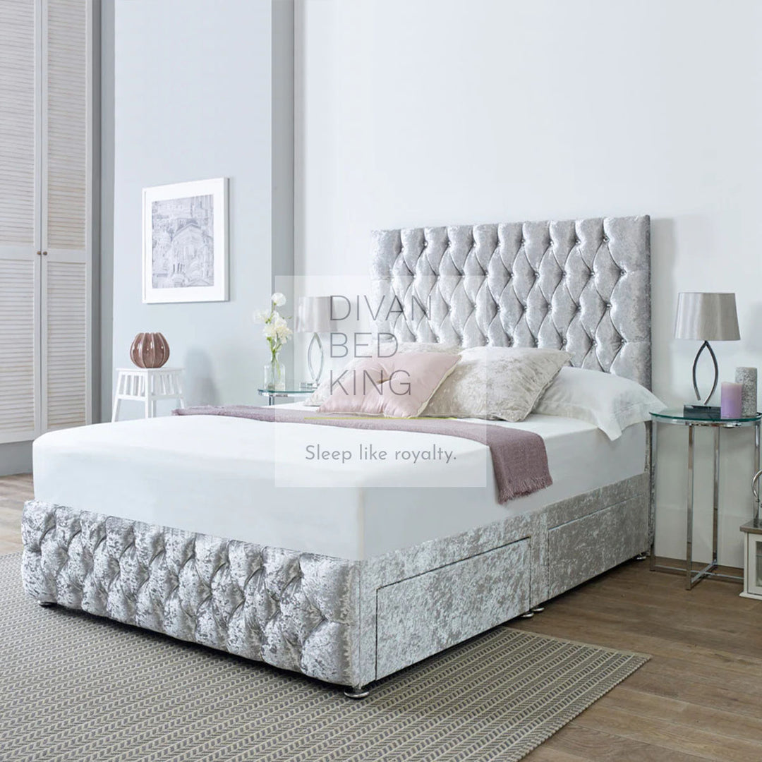 Beirut Divan Bed with Matching Footboard and Mattress Options