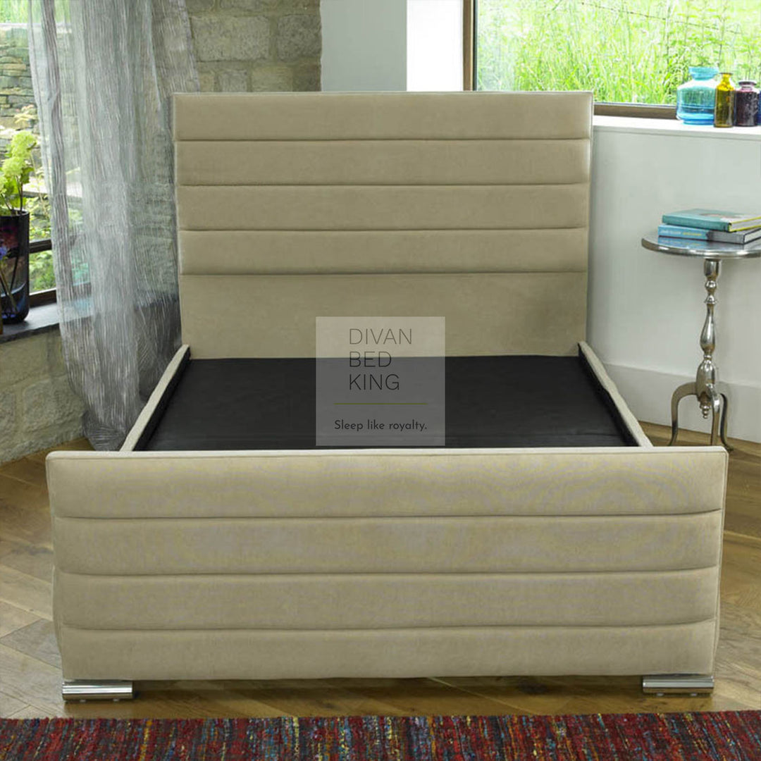 Hera Luxury Fabric Upholstered Bed Frame