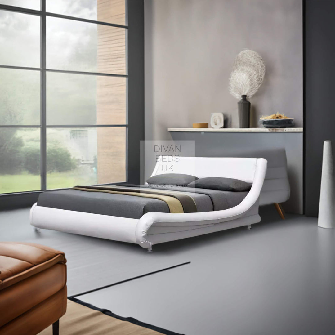 Volo Italian Modern Leather Bed