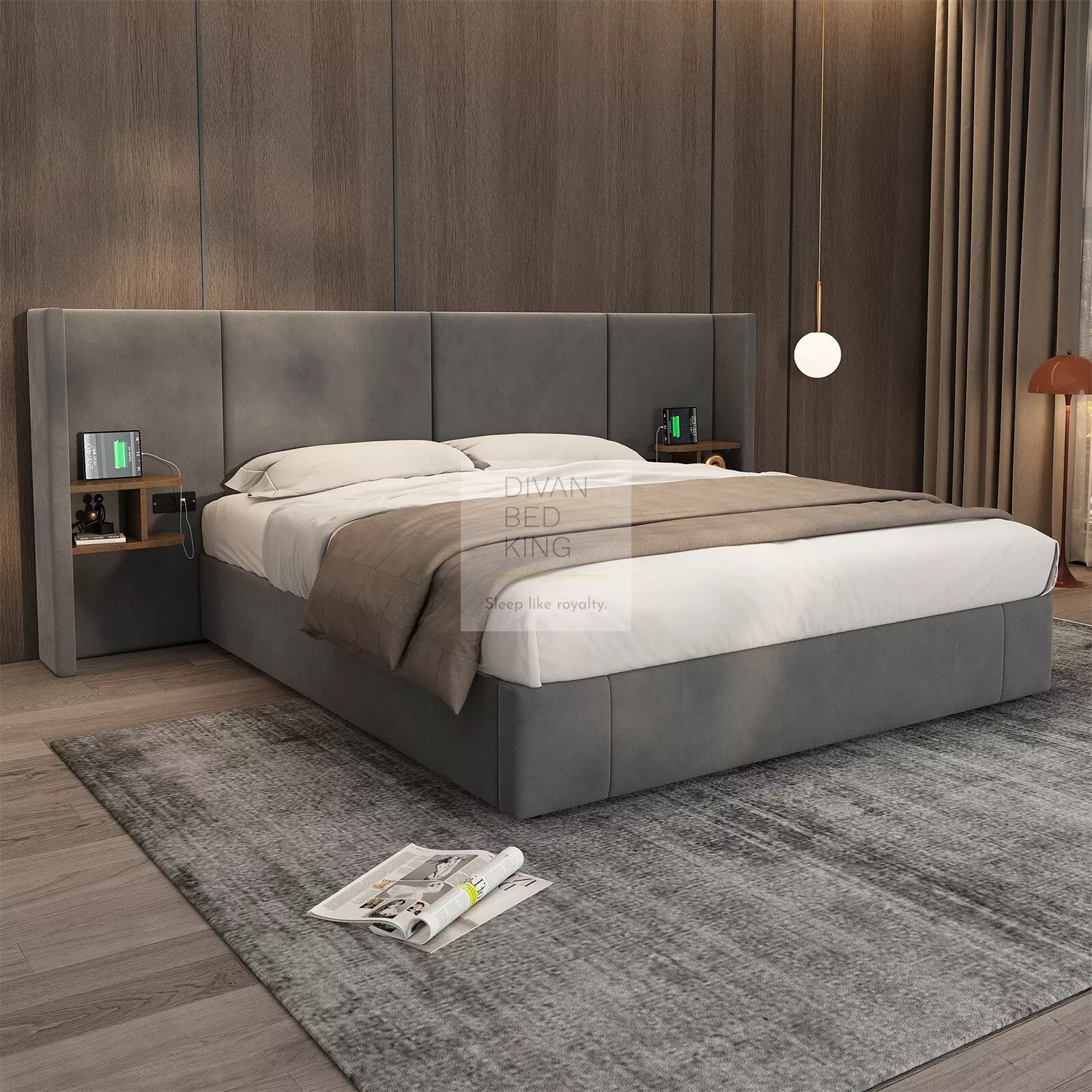 Smart Beds - Charging Stations, LED Lights & More