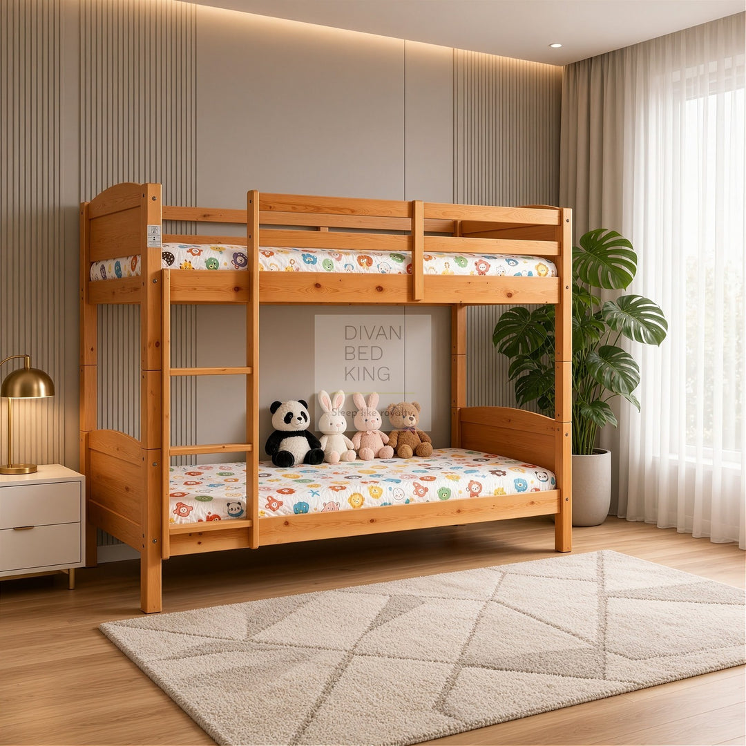 Columbus Detachable Pine Wooden Bunk Bed