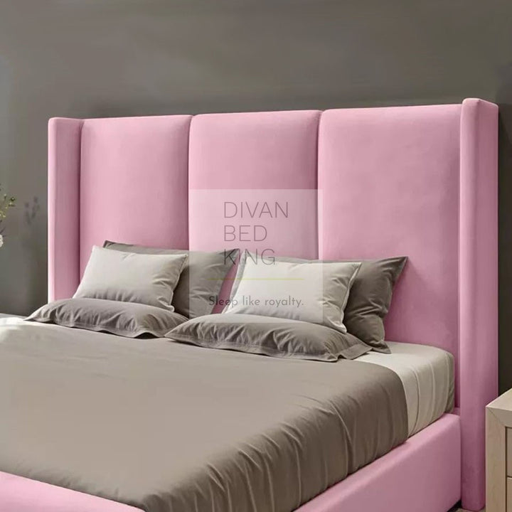 Altamira Luxury Wing Bed Frame with Tall Headboard