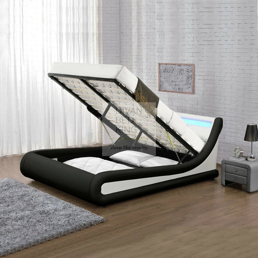 Volo Black & White Leather