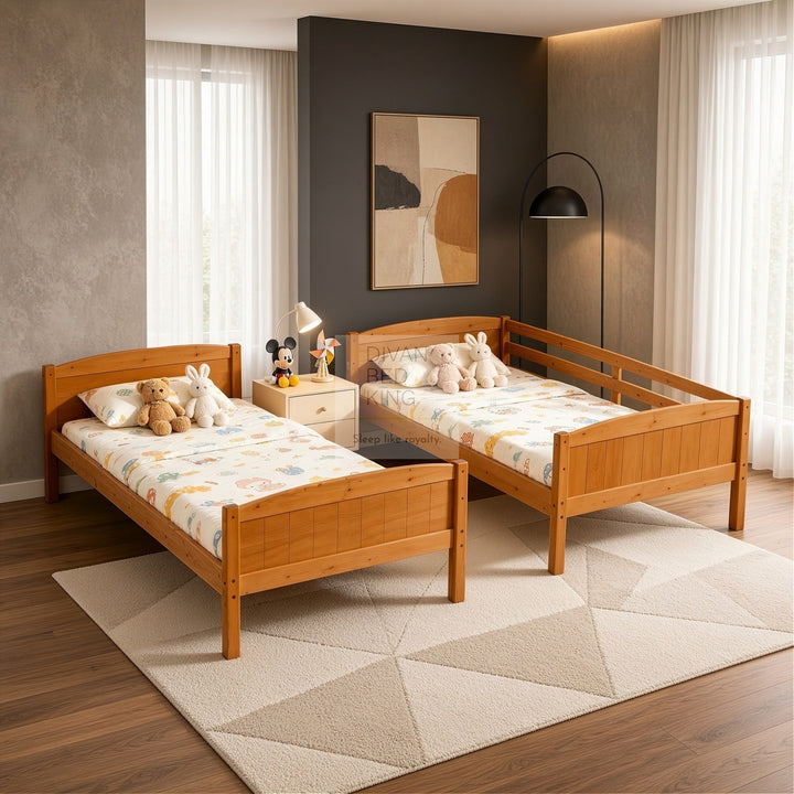 Columbus Detachable Pine Wooden Bunk Bed