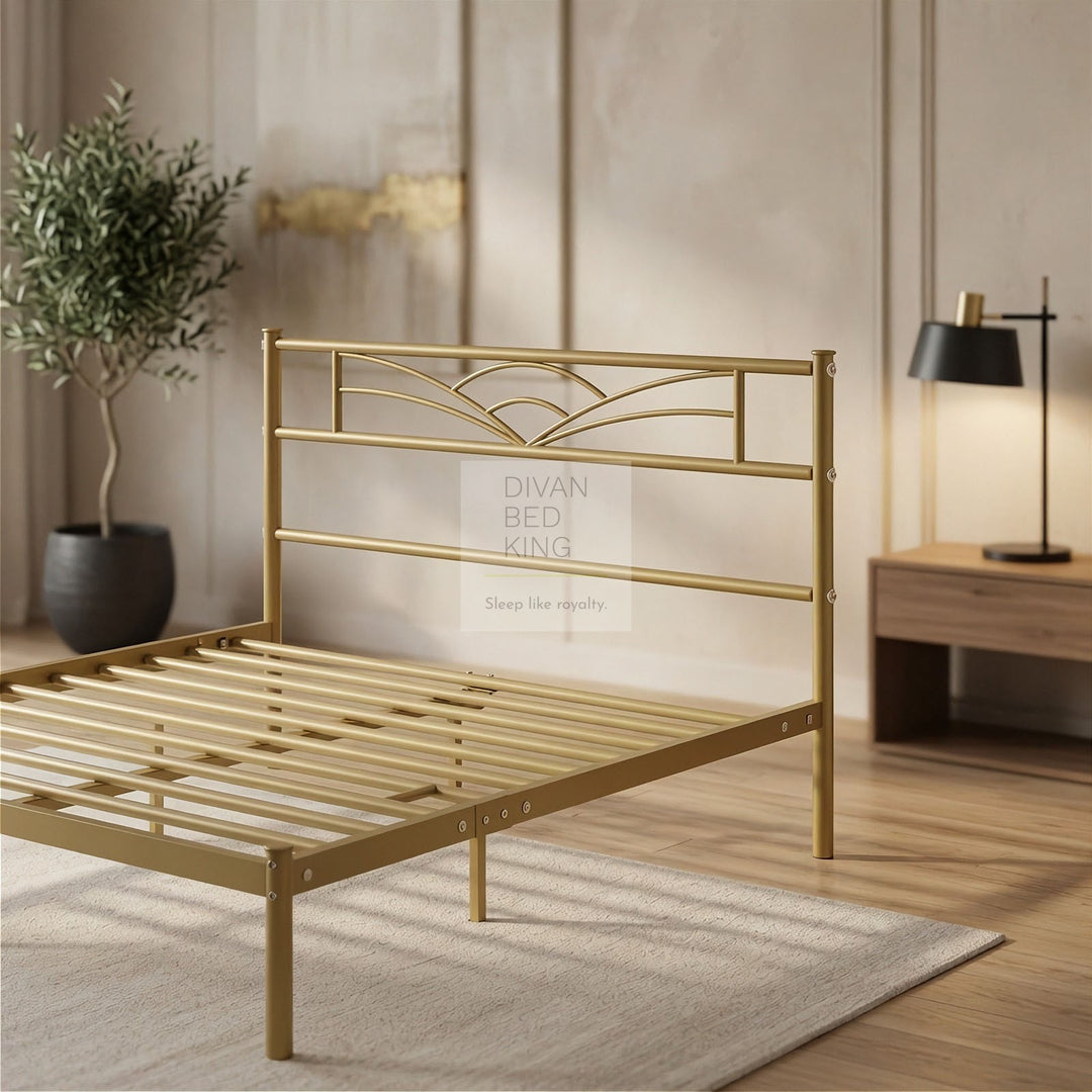 Georgia Gold Metal Bed Frame