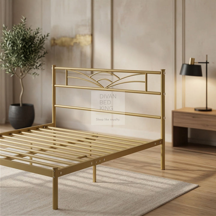 Georgia Gold Metal Bed Frame