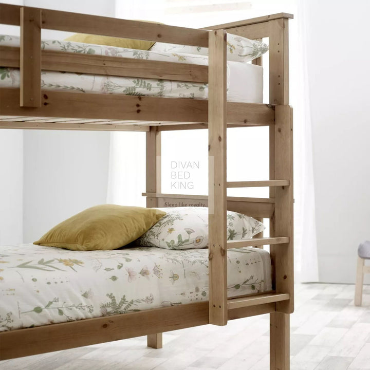 Columbus Detachable Pine Wooden Bunk Bed