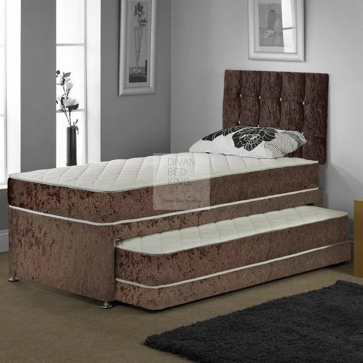 Brown Crushed Velvet