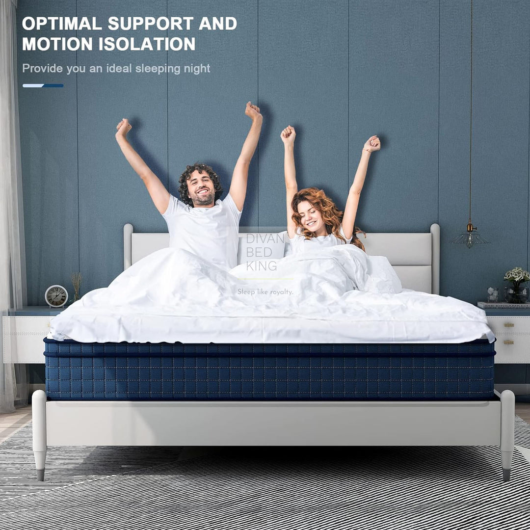 Hybrid 1200 Pocket Spring 7 Zone Cool Memory Foam Mattress