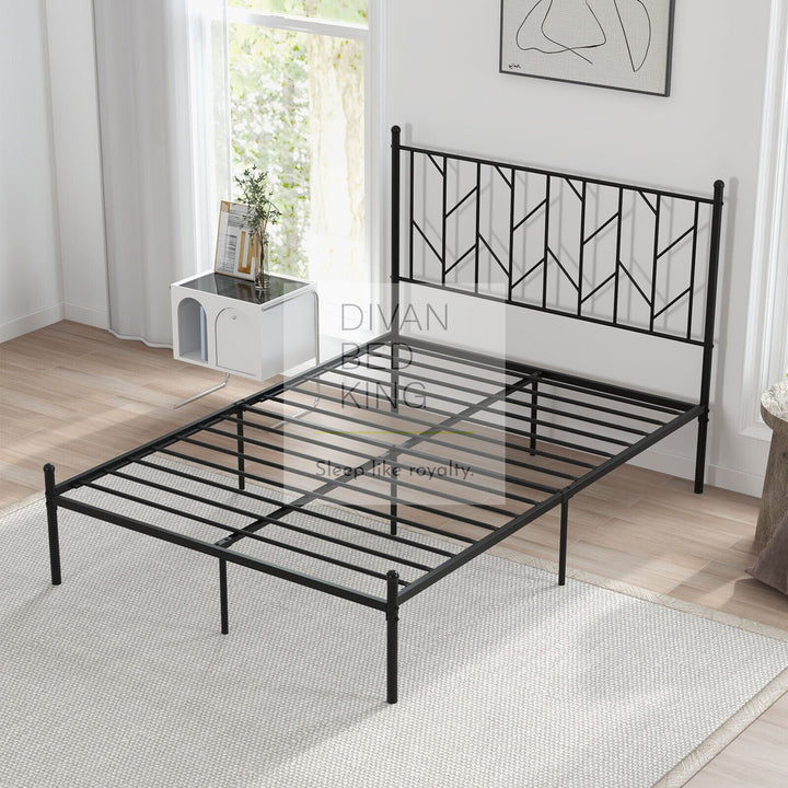 Georgia Black Metal Bed Frame