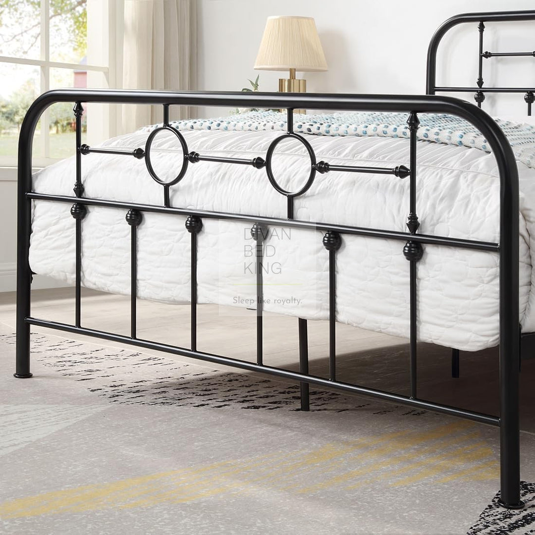 Bautista Black Metal Bed Frame