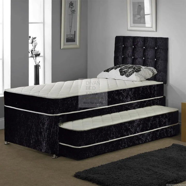 Black Crushed Velvet