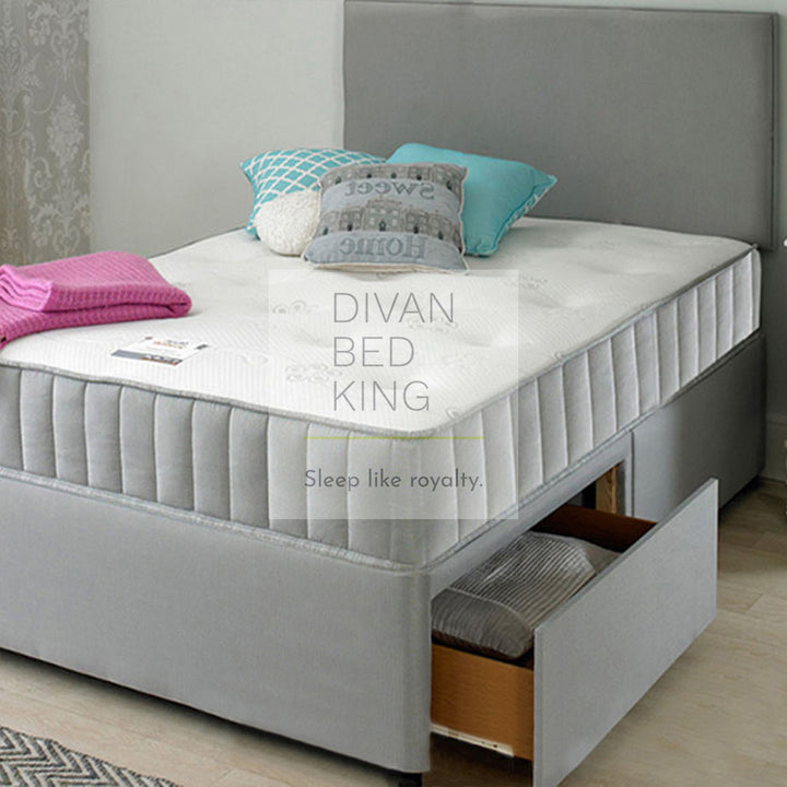 Nicholson Divan Bed with Spring Memory Foam Mattress