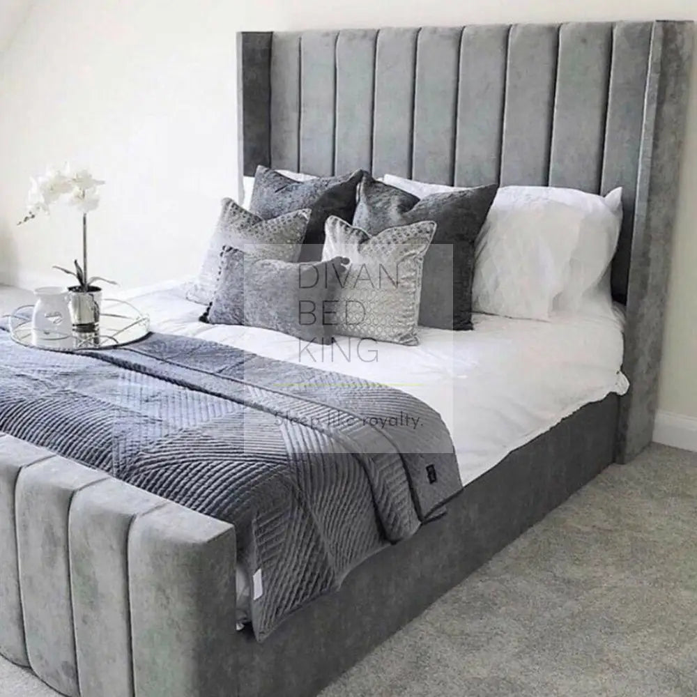 Tall headboard divan online bed