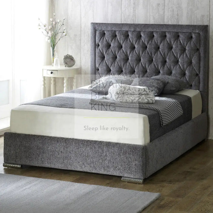 Bethel Fabric Upholstered Bed Frame