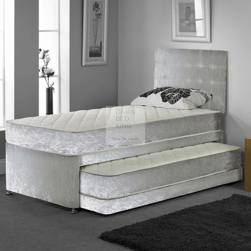 Silver Crushed Velvet