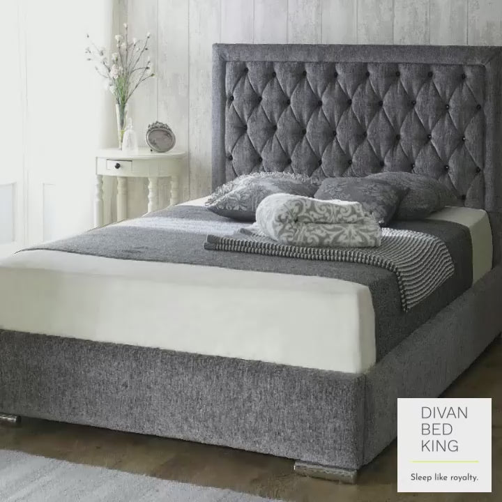 Bethel Fabric Upholstered Bed Frame