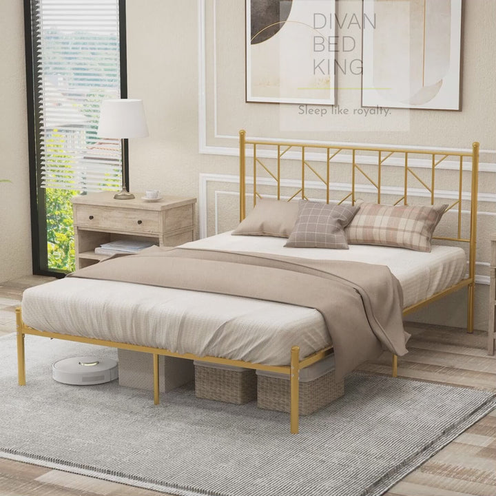 Georgia Gold Metal Bed Frame