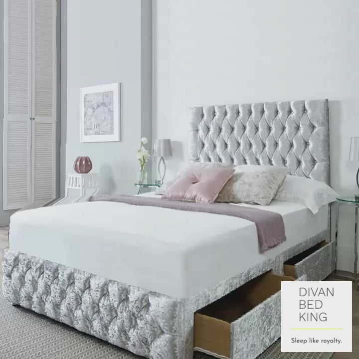 Beirut Divan Bed with Matching Footboard and Mattress Options