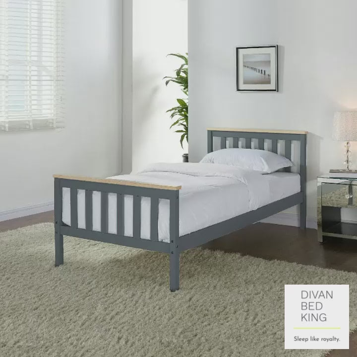 Hamlet Dark Grey Wooden Kids Bed Frame