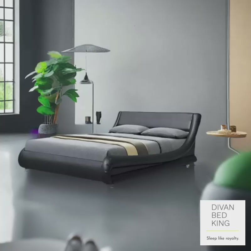 Volo Italian Modern Leather Bed