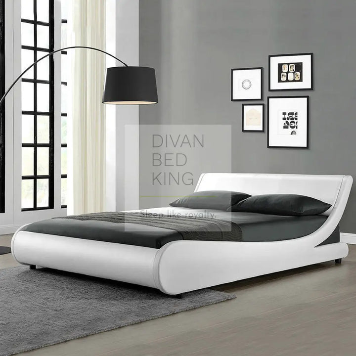 Volo Italian Modern Leather Bed Frame