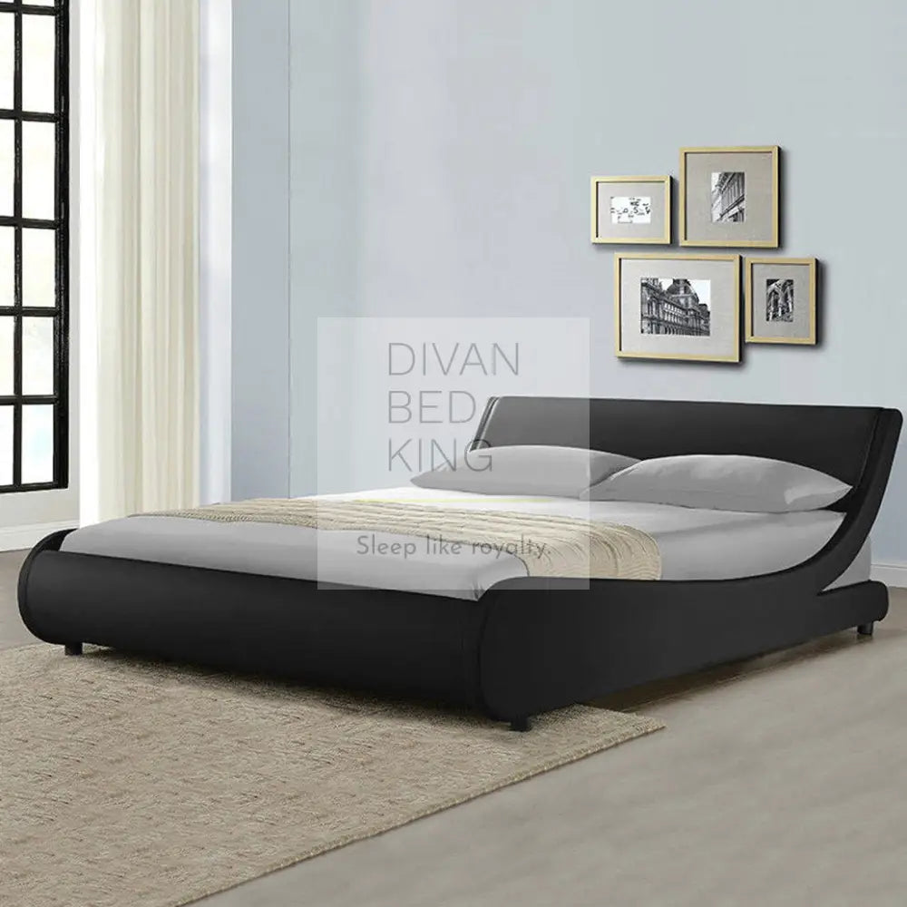 Volo Italian Modern Leather Bed Frame