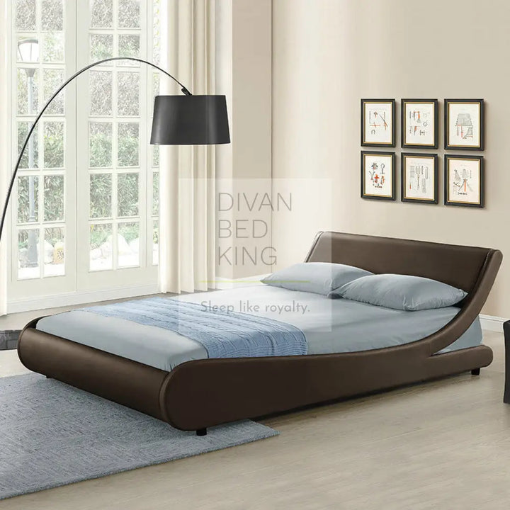 Volo Italian Modern Leather Bed Frame